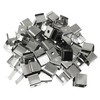 yyangz 60PCS Stainless Steel Light Strip Fixing Clips with Screws