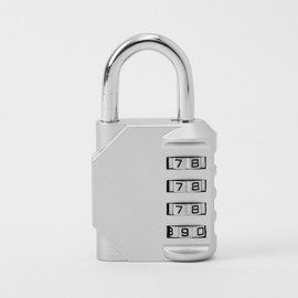 Simplock 4-Digit Combination Dial Lock Silver 16ea