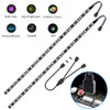 Vrabocry LED RGB PC Light Strip 2PCs 19.7in RGB LED