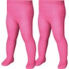 Playshoes Unisex Children's Tights, pink double pack