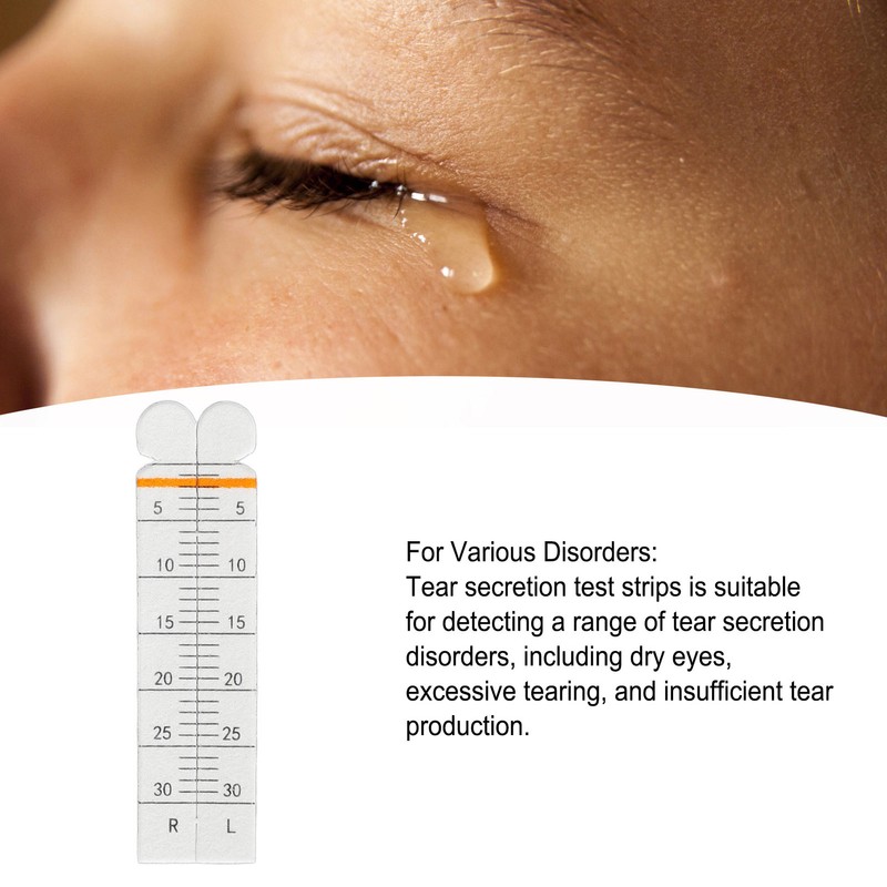 10 Packs Tear Secretion Disorders Test Strips Individually Packaged Accurate