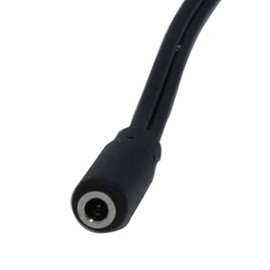 CABLEPELADO Stereo Audio Cable 2 x RCA M Jack 3.5mm/H Black (1.4m)