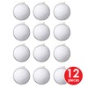 Beistle, 12 Piece Volleyball Cutouts, 13.5'' (White/Black)