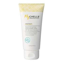 MyChelle Dermaceuticals - Protección solar que repone la loción corporal de defensa solar 50 SPF - 6 la Florida. onza.