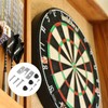 2 Sets Dartboard Hanging Bracket Dart Board Hanging Screws Wall