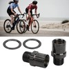 RISK Bike Pedal Extender Titanium Alloy Bicycle Pedal Extended Spindle