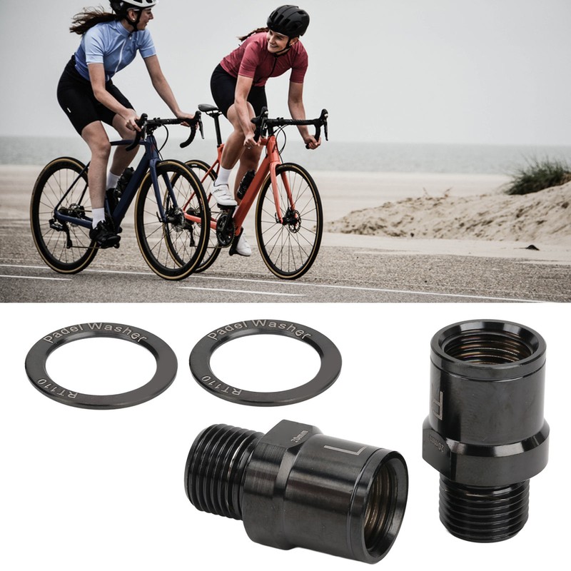 RISK Bike Pedal Extender Titanium Alloy Bicycle Pedal Extended Spindle