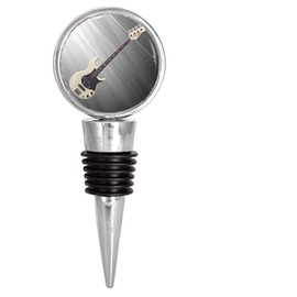 A Bass Guitar Wine Stopper