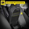 AOMSAZTO Center Console Armrest Covers for 2013-2018 Toyota RAV4 Black