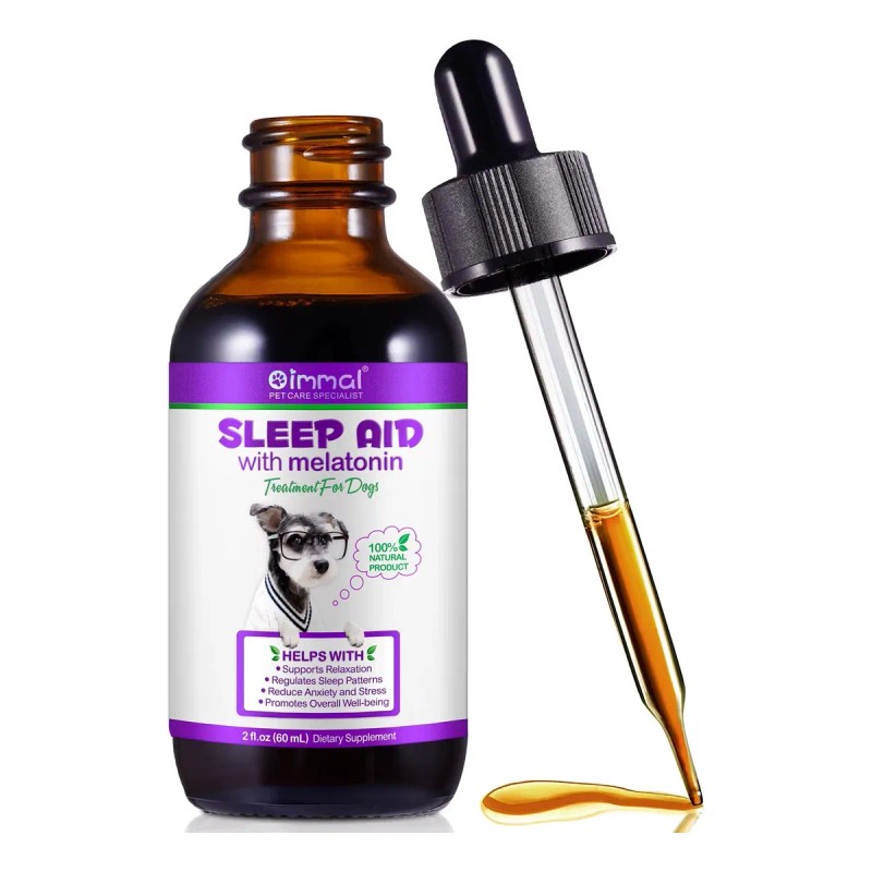 Suplemento Sueño Perro Melatonina Relajación Ansiedad Oimmal