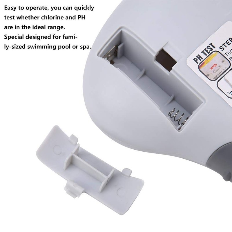 Diyeeni 2 in 1 Portable PH Chlorine Tester, Water Quality