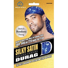 Dream Men Durag Smooth&Thick Royale Blue (Pack of 6)