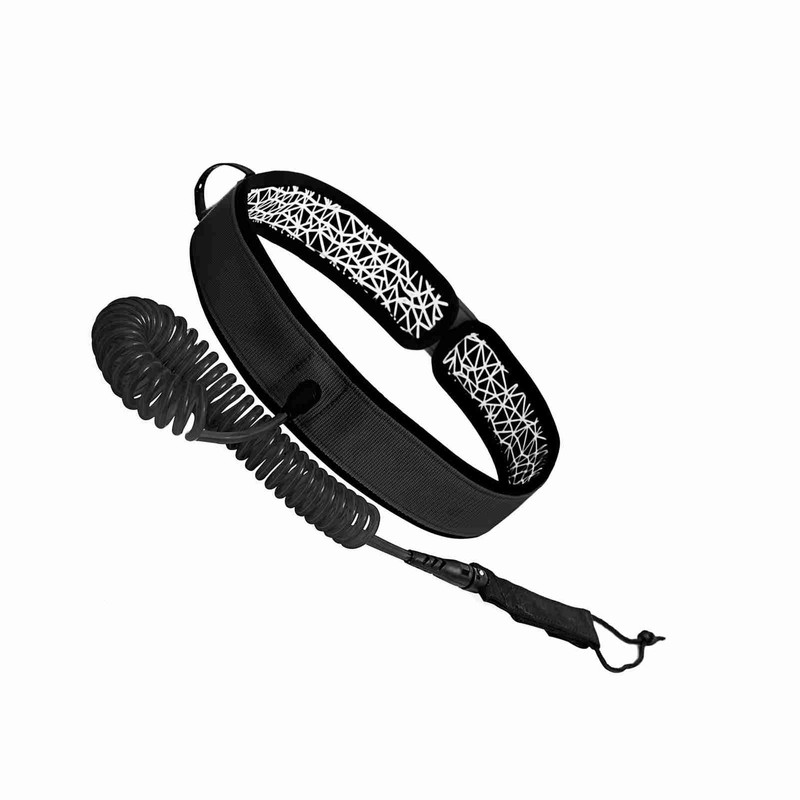 Surfboard Waist Leash 7mm Thick 10ft Coiled Surf Board Leash