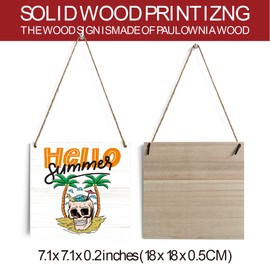 HTBIG Welcome Sign Pineapple Decor Summer Decorations for Home Office Farmhouse Wall Hanging Decor for Room Porch Yard Entryway Front Door Fruit Market Farm Kitchen Shop Rustic Wood Sign