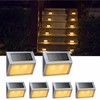 XLUX Solar Lights for Steps Decks Pathway Yard Stairs Fences,