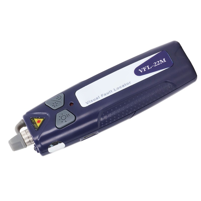 Visual Fault Locator 30km Rechargeable Portable Fiber Optic Source Tester
