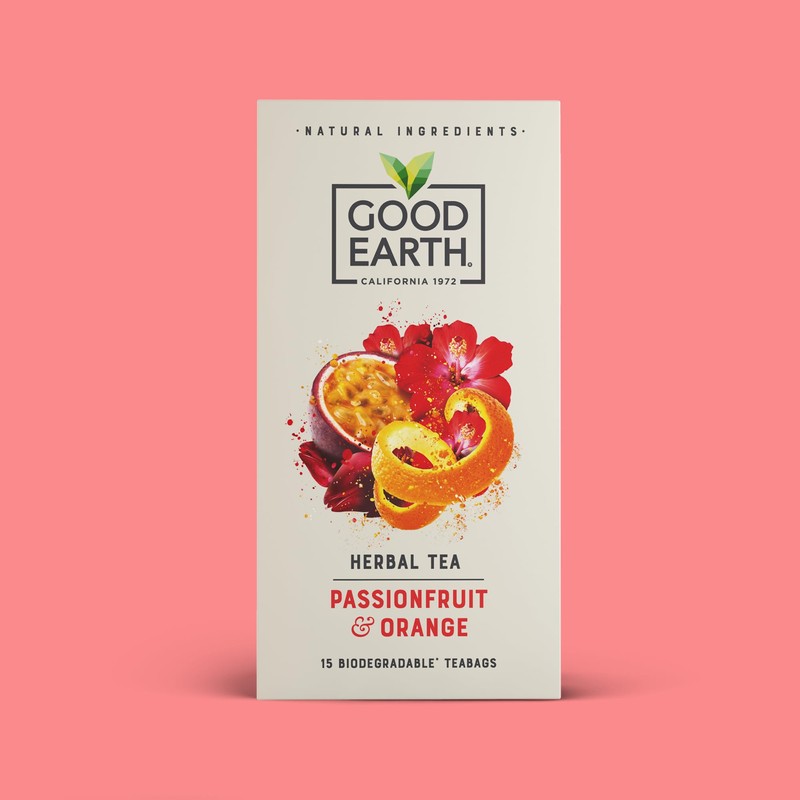 Good Earth Tea Co. Passionfruit & Orange Tea Bags (5