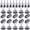 30 Pack Carbon Steel Wire Wheel Brush, Rocaris Cup Brush,