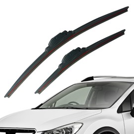 BHock Auto 26" & 16" Replacement Wiper Blades Compatible with Forester 2013-2024, Galvanized Steel to Prevent Rust, OEM Quality All Season Automotive Windshield Wiper Blades (Set of 2)