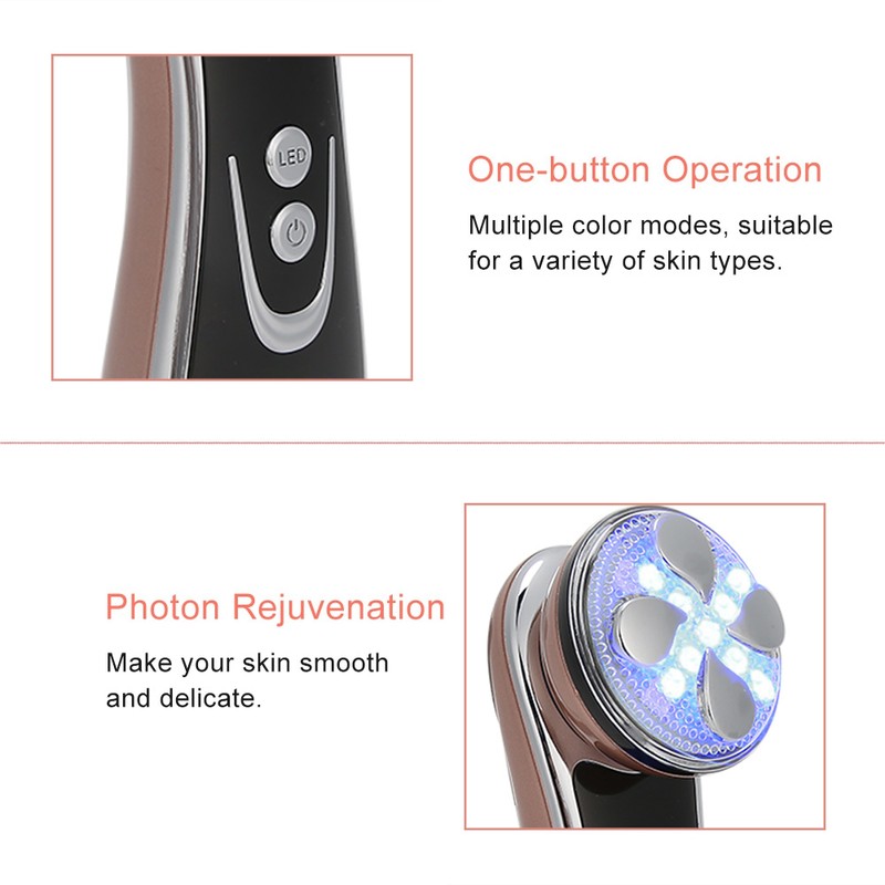 Household RF Skin Rejuvenation Instrument EMS Facial Machine Photon Therapy