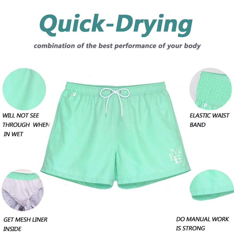 vxsvxm Beach Shorts Swim Trunks Quick Dry Men's Bathing Suit