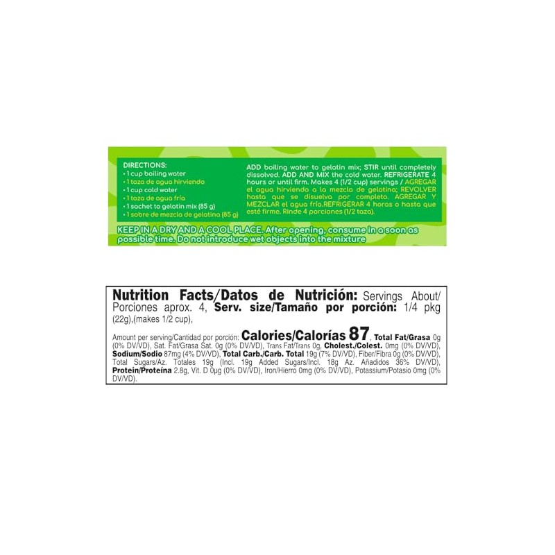 Festy Lemon Gelatin Dessert Mix, 3 oz