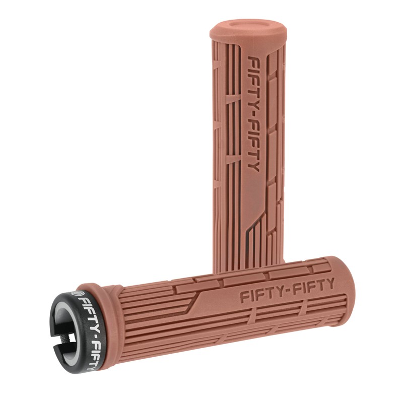 FIFTY-FIFTY Mountain Bike Grips, Single Lock-on MTB Handlerbar Grips, Soft