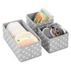 mDesign Fabric Storage Boxes – Fabric Box in Two Sizes