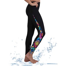 GEEK LIGHTING Womens UPF 50+ Surfing Skins Leggings Wetsuit Swim Long Pants