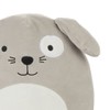 balvi Woof! Cushion Grey Dog Shape Soft and Extremely Soft
