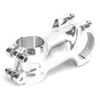 MEIJUN 31.8mm Bike Silver Stem Aluminum Alloy Bicycle Handlebar Stem