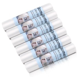 Shelf Liner, Non-Slip Cabinet Liner, Washable Oil-Proof for Kitchen Cabinet, Shelves, Refrigerator, Storage, Desks, 12 Inches x 10 FT, Non Adhesive Drawers Liner… (12 Inches x 10 FT x 6 Rolls) Clear