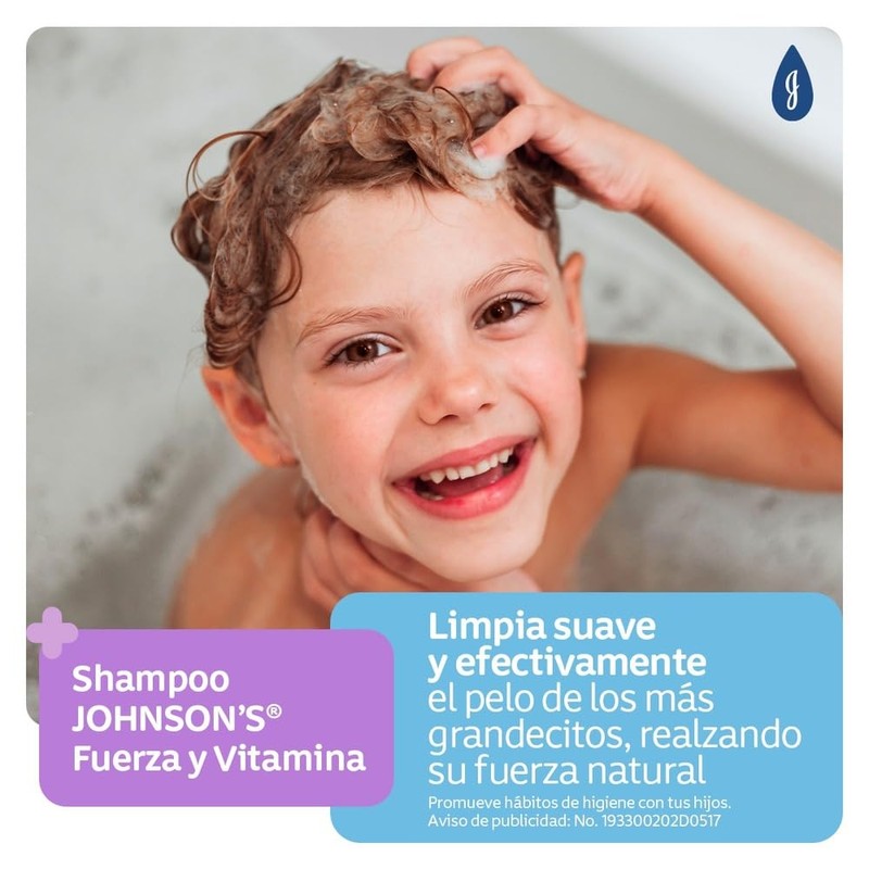 Shampo Johnson's Fuerza y Vitamina 400 ml
