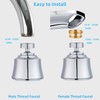 iFealClear Sink Faucet Aerator with Metal Ball Joint, 360° Swivel