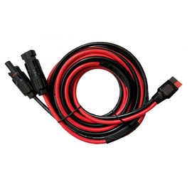 ZkeeShop Solar Charge Cable 10AWG Solar Panel Cable Compatible with Anderson to Solar Connectors for Solar Generator Power Station (12FT)