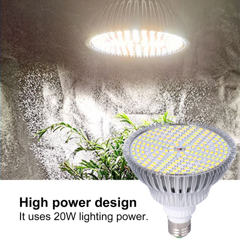 20W E27 Full Spectrum Plant Bulb 184 LED Lamp Beads