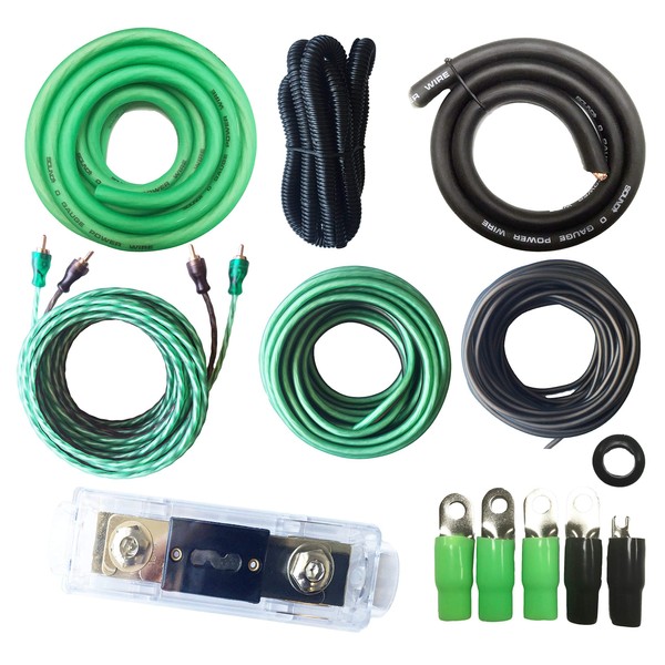 SoundBox 0 Gauge Amp Kit Complete AWG Amplifier Install Wiring