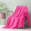Exclusivo Mezcla Large Flannel Fleece Throw Blanket, 127x178 CM Sofa