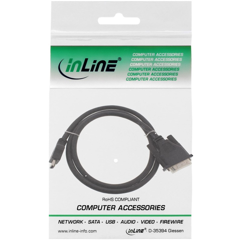 InLine® 17661E HDMI Male to DVI 18 + 1 Male