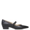 Naturalizer Womens Florencia Pump, Black Lizard, 7 US