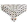 Sleepdown Winter Pine Trees Tablecloth Metallic Detail 100% Cotton Fabric