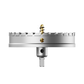 GSTK Upgraded Heavy Duty Carbide Hole Saw 160mm|6-5/16",Metal Steel Hole Saw Drill Bit,TCT Hole Cutter-Alloy Hardness Upgraded, Life Upgraded, Ideal for Stainless Steel, mild Steel, Iron, Copper,etc