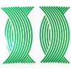 HIROMARUjp Reflective Rim Sticker 17 18" 8mm 2 Bikes 4