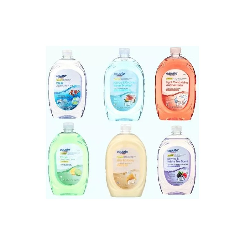 Equate Liquid Hand Soap, 50 fl oz- (Choose Your Scent)