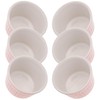KADAX Soufflé Moulds Set, 6 Pieces, Diameter 9 cm, Crème