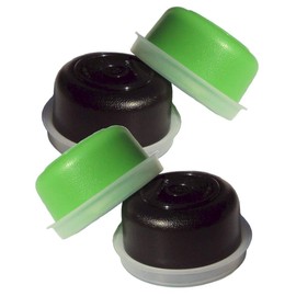 Tupperware Smidgets Tiny Treasure Mini Bowls Set of 4 in Green and Black