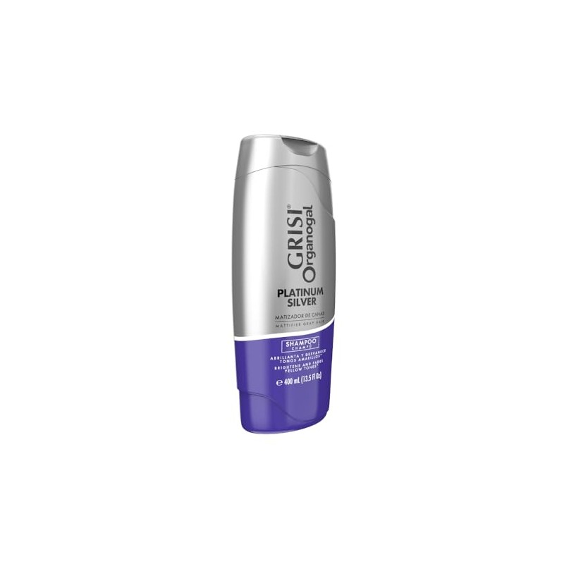 Grisi Organogal Shampoo Silver para canas y cabellos claros, 400