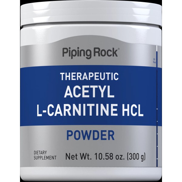 Piping Rock Acetyl L-Carnitine Powder | 300g | ALCAR HCL