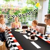 2 PCS Racing Car Plastic Tablecloths Car Theme Disposable Party