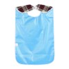 Adult Waterproof Mealtime Bib Double Layer Elder Dinning Clothes Protector